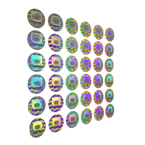 Sceaux de sécurité numéro de fonctionnement, étiquette holographique avec <span class=keywords><strong>prix</strong></span> d'usine - Product Image 1