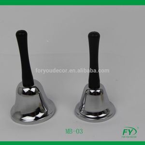 2 tamaño fuerte de Navidad cromado con mango de plástico jingle bell - Product Image 2