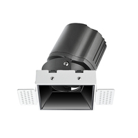 CE ROHS DLC ETL moderno cuadrado empotrado montado en la superficie 90Ra 3000K 40W LED tienda de luz de la pared lámpara LED