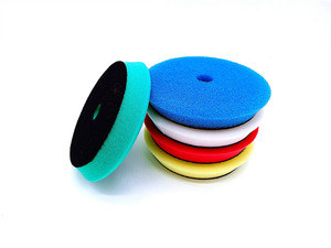 Tampon éponge de polissage <span class=keywords><strong>pour</strong></span> <span class=keywords><strong>polisseuse</strong></span> de voiture, bleu marine, Surface plate, 6 pouces - Product Image 6