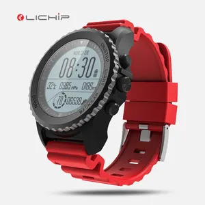 LICHIP L148 buceo nadar inteligente del teléfono del reloj de S968 IP68 GPS a prueba de agua de presión smartwatch