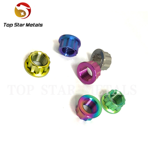TITST-tuercas de titanio con brida de 12 puntos, tuercas hexagonales, 12pt, M8, M10, <span class=keywords><strong>M12</strong></span> - Product Image 5