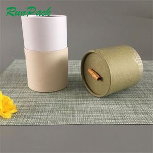 China de fábrica de comida para llevar <span class=keywords><strong>el</strong></span> paquete de cartón reciclable cilindro redondo caja de regalo - Product Image 5