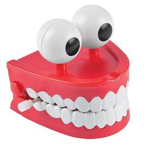 12 gói gió lên Huyên thuyên nhai đi bộ răng với đôi mắt Halloween đồ chơi trẻ em gag Quà Tặng Ma Cà Rồng - Product Image 2