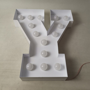 Da sposa decorativi ad alta luminosità ha condotto la lampadina lettera bianco caldo gigante di <span class=keywords><strong>lettere</strong></span> di amore - Product Image 6