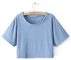 Femmes <span class=keywords><strong>blanc</strong></span> 100% coton sexy <span class=keywords><strong>crop</strong></span> <span class=keywords><strong>top</strong></span>/en vrac de haute qualité usine prix fille t-shirt court - Product Image 5