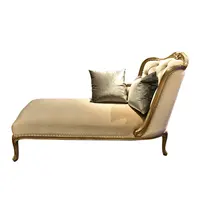 Gỗ Chạm Khắc Khung Antique Pháp Victorian Chaise Lounge Đối Với Nhà Hàng Phòng Khách Sofa Sofa Bộ Sofa 50 Bộ Phong Cách Châu Âu