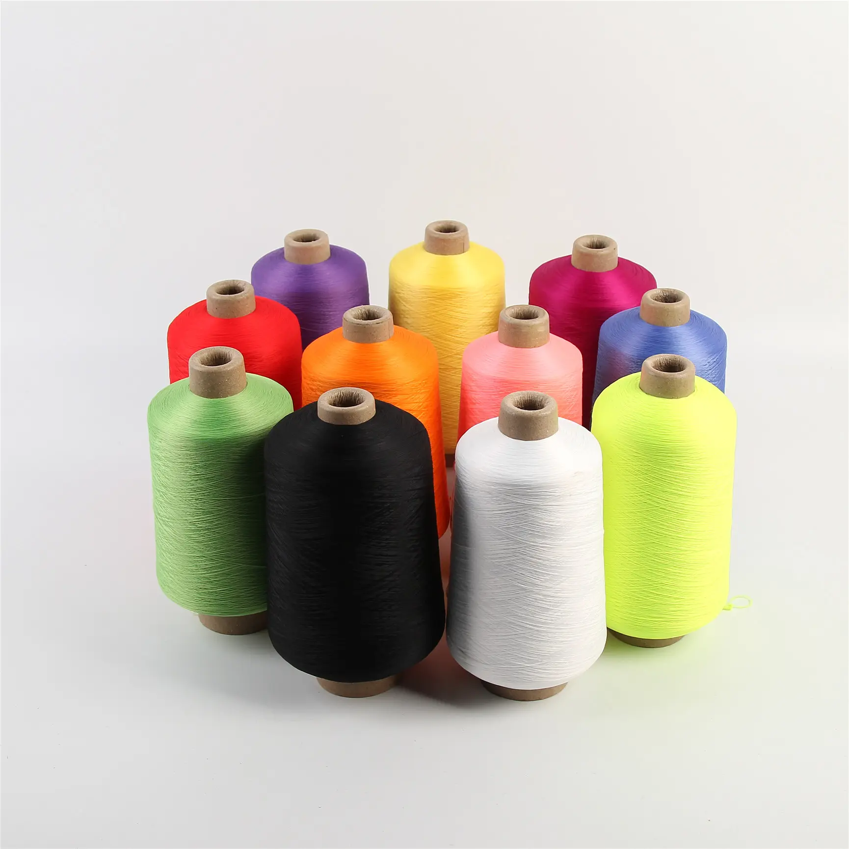 70d Nylon Yarn Nylon 6 Dty 70D 48F 70D 24F 2 Multi Color Yarns For Lingerie Knitting Socks