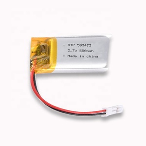 DTP Лучшая цена lipo 3,7 v 550 mah литий-полимерный аккумулятор с штекером JST - Product Image 1