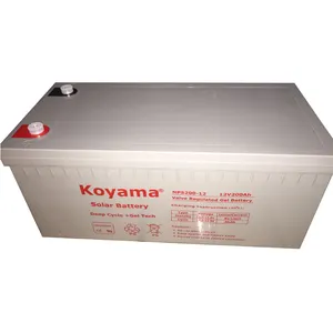 מעולה koyama VRLA סוללה סולארית 12V200Ah