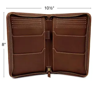 Da Ví Du Lịch & Hộ Chiếu Chủ: Hộ Chiếu Bìa giữ <span class=keywords><strong>4</strong></span> Hộ Chiếu, Thẻ Tín Dụng, ID, du lịch Tạp Chí và Người Giữ Tài Liệu - Product Image 1