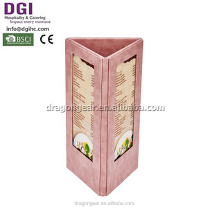 2019 plus populaire <span class=keywords><strong>restaurant</strong></span> menu LED lumière couvercle de barre de support de menu de table prix de gros - Product Image 3