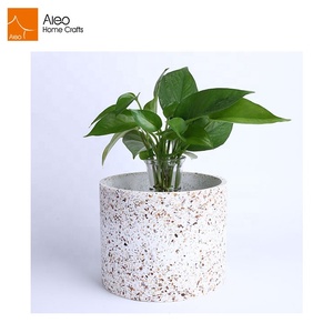 Europea al aire libre balcón jardín flor maceta <span class=keywords><strong>jardinera</strong></span> de terrazo casa Decoración - Product Image 3