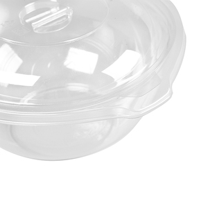 Grand <span class=keywords><strong>saladier</strong></span> jetables 48 oz pet bols à salade ronde transparente - Product Image 5
