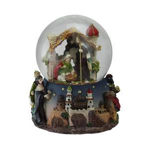 Escena de Natividad, globo Musical religioso, Navidad, nieve - Product Image 1
