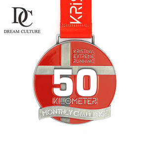 Promotion défi 50 <span class=keywords><strong>K</strong></span> en métal 2018 UKrunning événements médaille en or argent bronze - Product Image 1