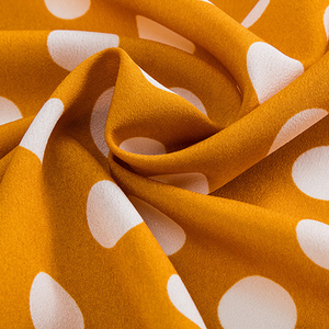 Fabricante textil, parche de brillo de poliéster tejido, tela estampada de gasa de lunares de lujo para ropa por metro - Product Image 2