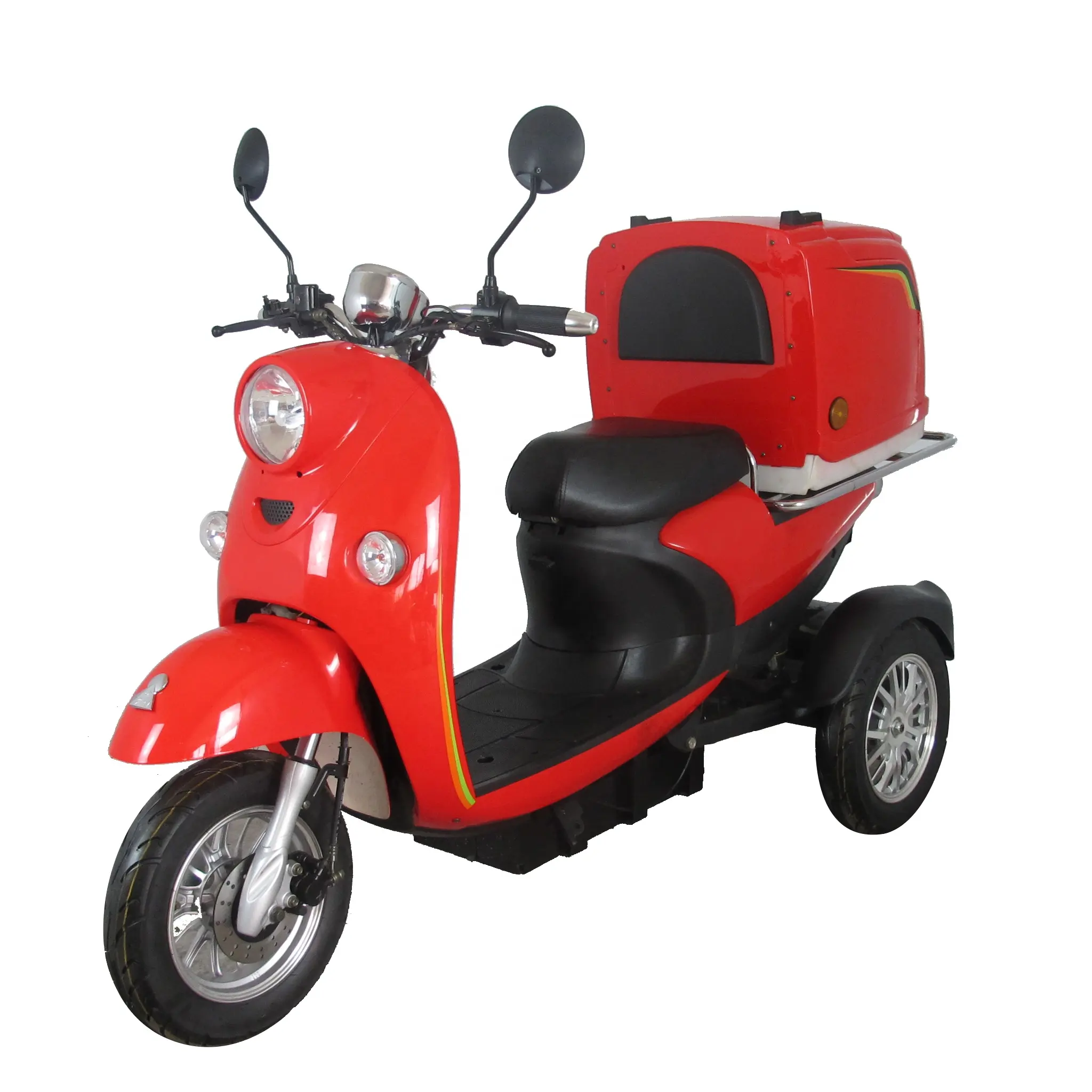 Giấy Chứng Nhận CE Trike Người Lớn 3 Bánh Xe Điện Ba Bánh Giao Hàng Thực Phẩm Ba Bánh