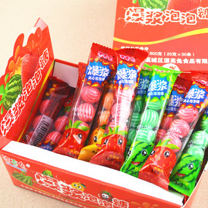 <span class=keywords><strong>Halal</strong></span> <span class=keywords><strong>5</strong></span> Buah Jam Penuh Warna Warni Pencampur Buah Semangka Gelembung Permen Karet Bola Pusat Harga - Product Image 3