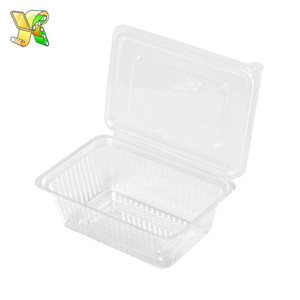 Comida china de alimentos tapa de la caja transparente caja rectangular comida de arroz <span class=keywords><strong>para</strong></span> <span class=keywords><strong>llevar</strong></span> - Product Image 2