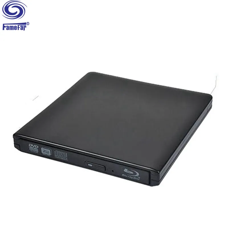 China External USB 3.0 Aluminum dvd player with blue ray BD-R BD-ROM CD RW Burner Writer Drive