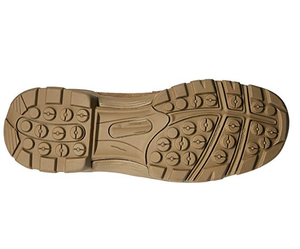 <span class=keywords><strong>Bottes</strong></span> tactiques du désert HBA03-3 en cuir véritable suédé coyote brun foncé, semelle extérieure en ciment - Product Image 3