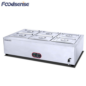 Restaurante comercial 6 bandeja baño <span class=keywords><strong>Mar</strong></span>ía quemadores, 3KW eléctrica Bain Marie - Product Image 1
