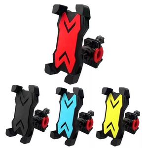 Venditore caldo 4 ganci anti-shake manubrio della bici del manubrio del motociclo <span class=keywords><strong>specchio</strong></span> retrovisore supporto del basamento del telefono mobile <span class=keywords><strong>per</strong></span> 3.5-7 pollici del telefono - Product Image 1