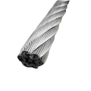 Kingtale cuerda de alambre de acero galvanizado precio 7x19 7,94mm aviones cable