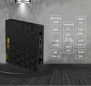 Usine Oem tv boîte R-TV BOÎTE <span class=keywords><strong>Android</strong></span> 8.1 RK10 RK3328 2g 16g 4 k médias lecteur USB 3.0 set Top Box RK10 - Product Image 6