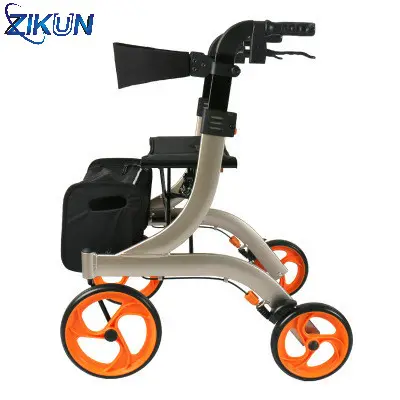 Hohe Qualität Aluminium rollator walker mit rädern und sitz