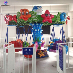 Populaire enfants parc d'attractions jeux 12 sièges mini chaise volante à vendre - Product Image 6