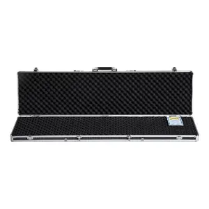 Aluminum Long Gun Case Aluminum Carrying Case For Fishing Rod And Tackles