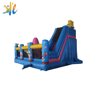 Commercial inflatable dry slide customized CARTOON slide SpongeBob and patrick star slide - Product Image 4