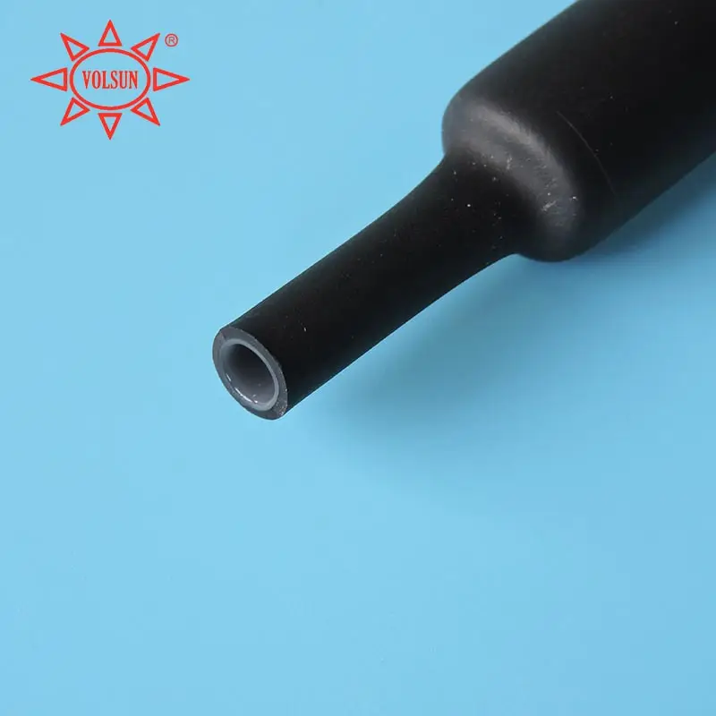 Waterproof thermofit heat shrink tube with glue