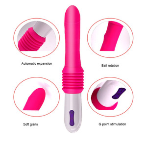 SacKnove Adult Sexspielzeug Automatische einziehbare Liebes pistole Schub dildo Vibrator <span class=keywords><strong>Sex</strong></span> maschine für Frauen Vagina Masturbation - Product Image 2