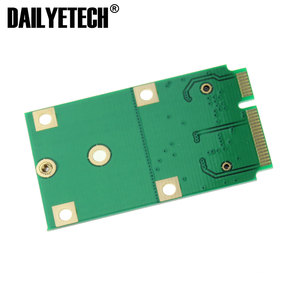Mini PCI-E 2 Lane M.2 NGFF 30mm 42mm SSD zu 52pin mSATA Adapter Hinzufügen auf Karte PCBA von DAILYETECH - Product Image 2