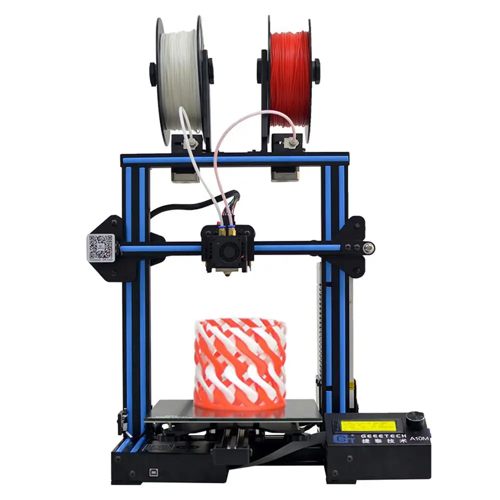 Geeetech A10M empressora 3d dual extruder 3d printer prusa a10 3d printers printing machine