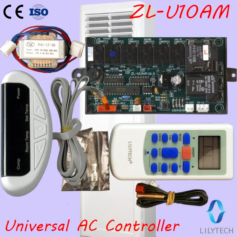 ZL-U10AM, automatischer Neustart A/C-Controller für Schrank klimaanlage, AC-Universal steuer karte, Lilytech, U10A, U10AM