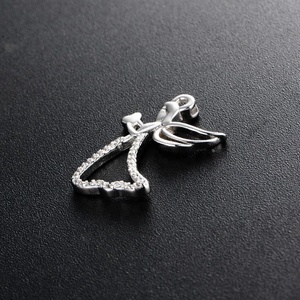 Moda Micro pavimenta las niñas joyería de latón Ángel Cz <span class=keywords><strong>Bar</strong></span> COLLAR COLGANTE - Product Image 2