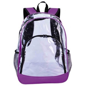 <span class=keywords><strong>2019</strong></span> nueva idea de producto transparente de alta calidad costura hip hop mochila - Product Image 4