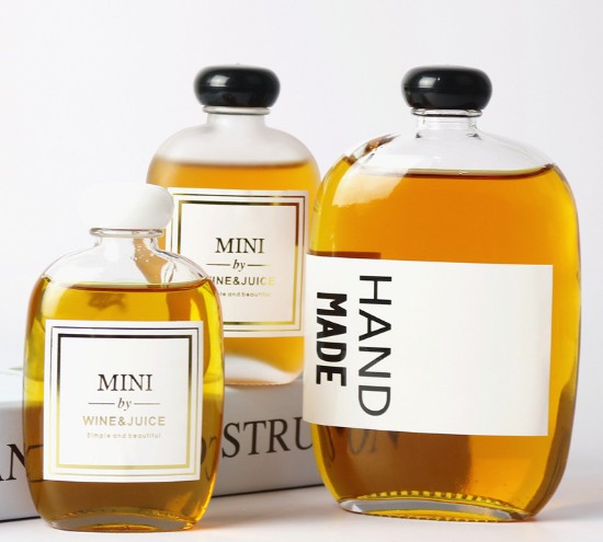 China Suppliers Top Seller New Products Glass Juice Bottle Drinking Bottle For Whiskey
