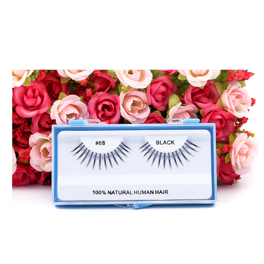 Лидер продаж на Alibaba, материал человеческих волос и накладные ресницы ручной работы