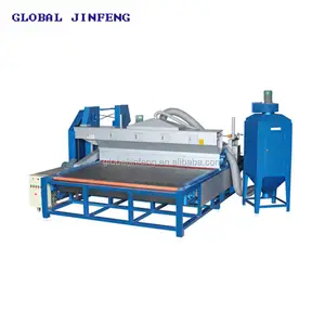 horizontal glass sand blast machine glass grit blast machine