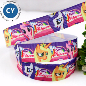 Al por mayor personalizado 25mm 1 pulgadas impreso unicornio caballo tejer grogrén (ligamento tafetán cinta - Product Image 6