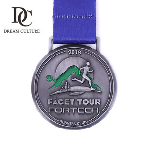 Personalizado diseño personalizado de metal redondo deportes tour corriendo medallas - Product Image 1