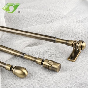 STARDECO Supporti per Asta Tenda <span class=keywords><strong>in</strong></span> <span class=keywords><strong>Ferro</strong></span> Battuto Decorativo, Stile Europeo Semplice, Elettroplaccato <span class=keywords><strong>in</strong></span> Alluminio, Vendita Calda - Product Image 2