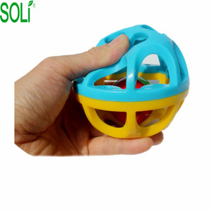 Morbida palla fitness palla sonaglio jingle ball bambino giocattolo educativo giocattoli di plastica - Product Image 4