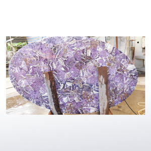 <span class=keywords><strong>Lastra</strong></span> <span class=keywords><strong>di</strong></span> <span class=keywords><strong>Cristallo</strong></span> <span class=keywords><strong>di</strong></span> Quarzo Ametista <span class=keywords><strong>di</strong></span> Lusso per Piani <span class=keywords><strong>di</strong></span> Lavoro e Tavoli da Pranzo Rotondi - Product Image 6