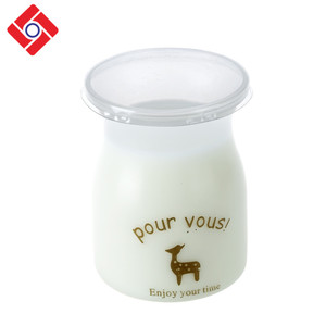 Personnalisé 120-150 ml <span class=keywords><strong>Mini</strong></span> Yogourt Pudding De Gelée En Plastique Bouteille Pot Avec Couvercle - Product Image 3